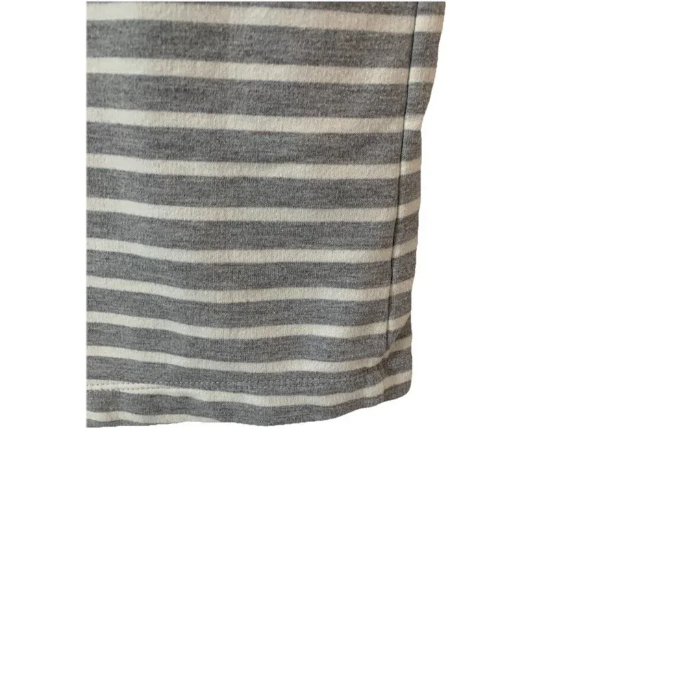 Gymboree Sweatshirt Dress Girls 7/8 (M) SO SOFT Ruffle Cap Sleeve Striped Hooded